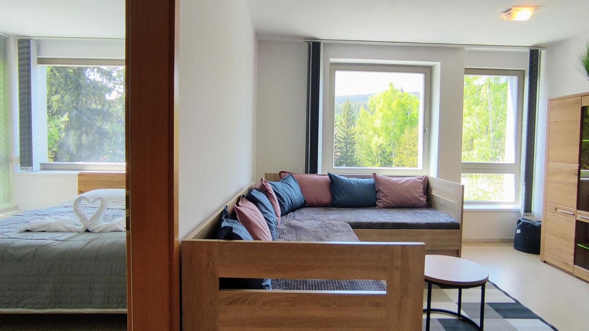 Tiche Anenske Apartmany S Hotelovym Servisem, S Kvalitni Bufetovou Snidani A S Exklusivnim Saunovym Wellness Grotta Spa - By Relax Harrachov Εξωτερικό φωτογραφία